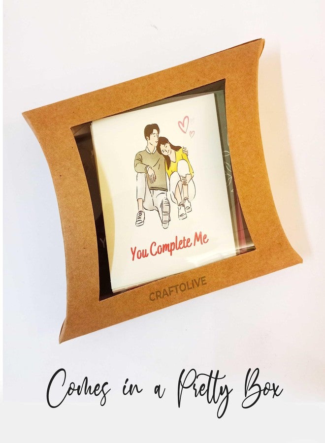 Craftolive 50 Pieces Romantic Theme Notes Greeting Cards to Express Love, Perfect for Anniversary Gift, Valentines Day, Marriage Proposal, Pre-wedding Photoshoot, Romantic Love Cards - Image 5